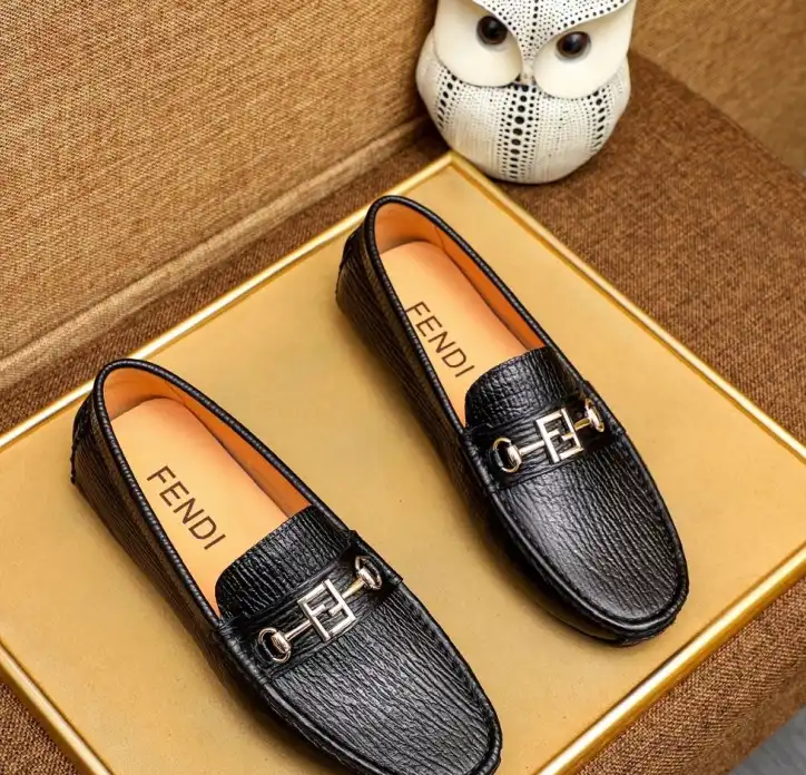 hype Fendi Leather Shoes