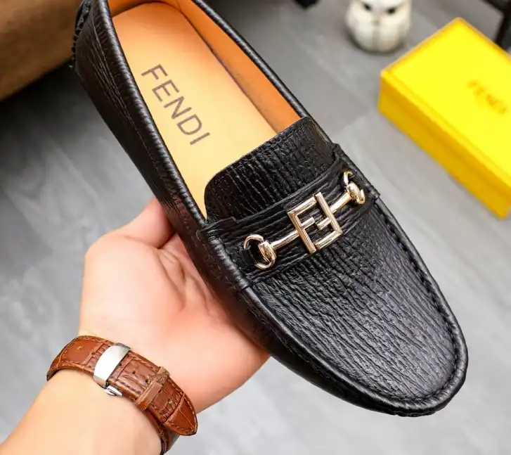 hype Fendi Leather Shoes