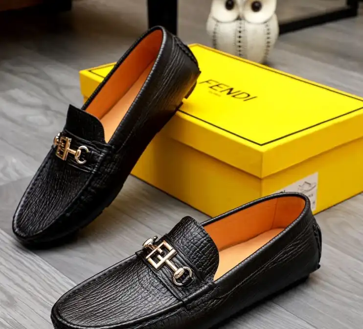 hype Fendi Leather Shoes