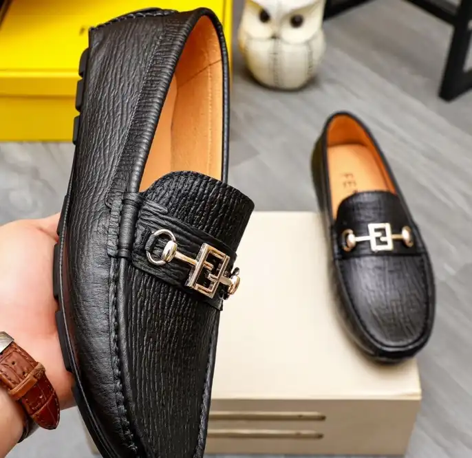 hype Fendi Leather Shoes