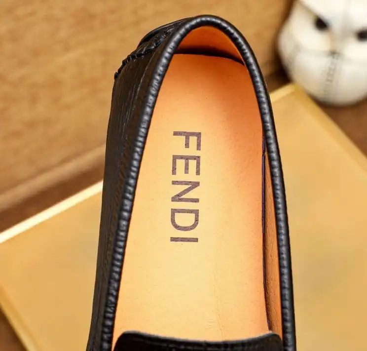 hype Fendi Leather Shoes