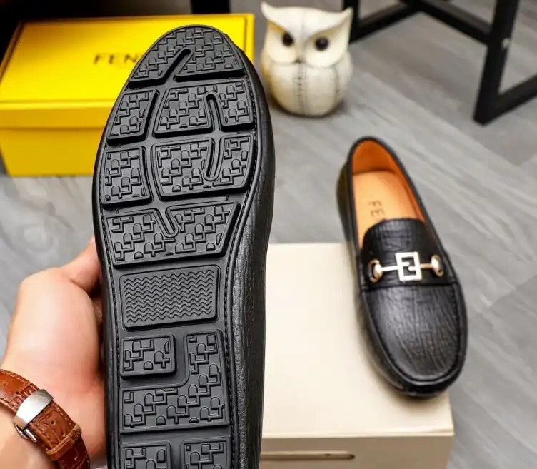 hype Fendi Leather Shoes