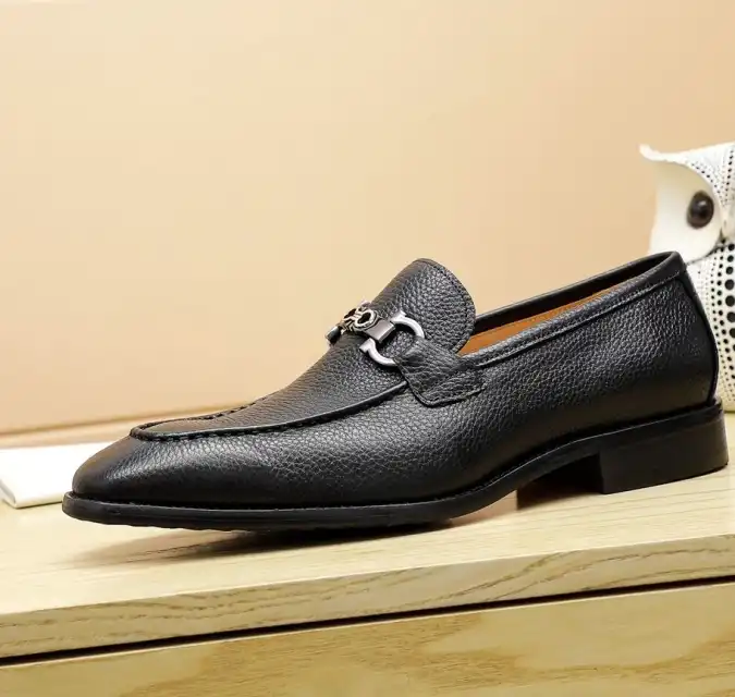 hype Ferragamo Leather Shoes