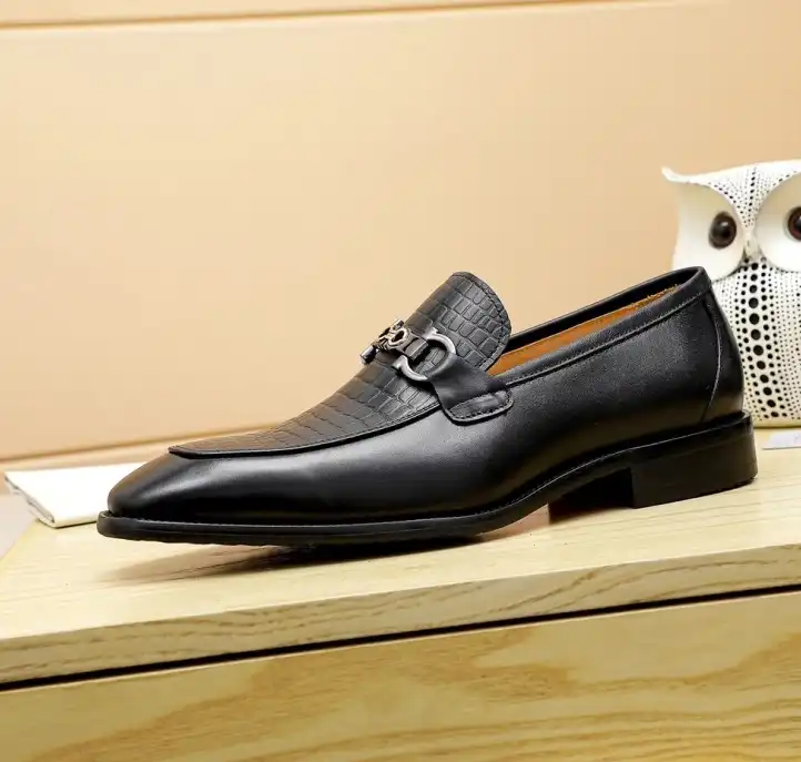 hype Ferragamo Leather Shoes