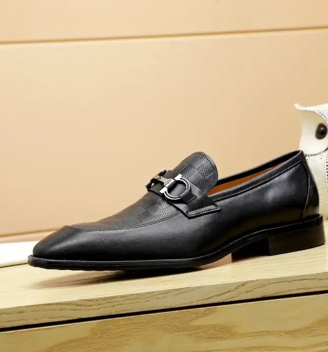 hype Ferragamo Leather Shoes