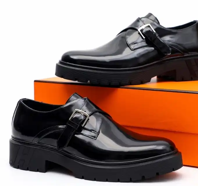 hype Hermes Leather Shoes