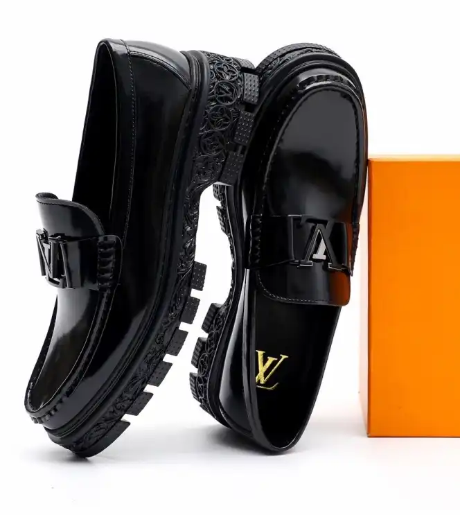 hype LV Leather Shoes