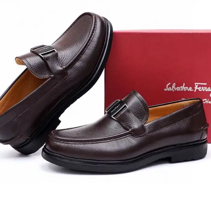 hype Ferragamo Leather Shoes