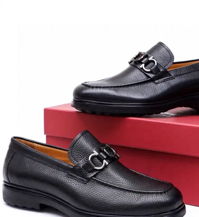 hype Ferragamo Leather Shoes