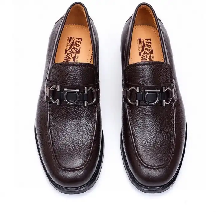 hype Ferragamo Leather Shoes