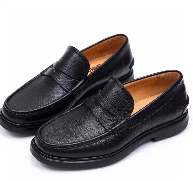 hype Ferragamo Leather Shoes