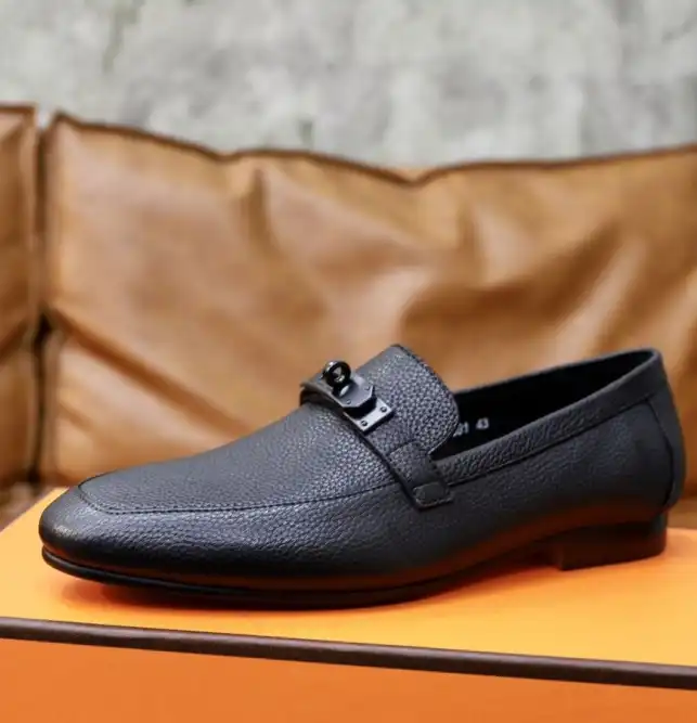 hype Hermes Leather Shoes