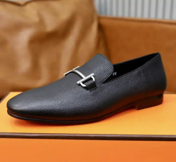 hype Hermes Leather Shoes