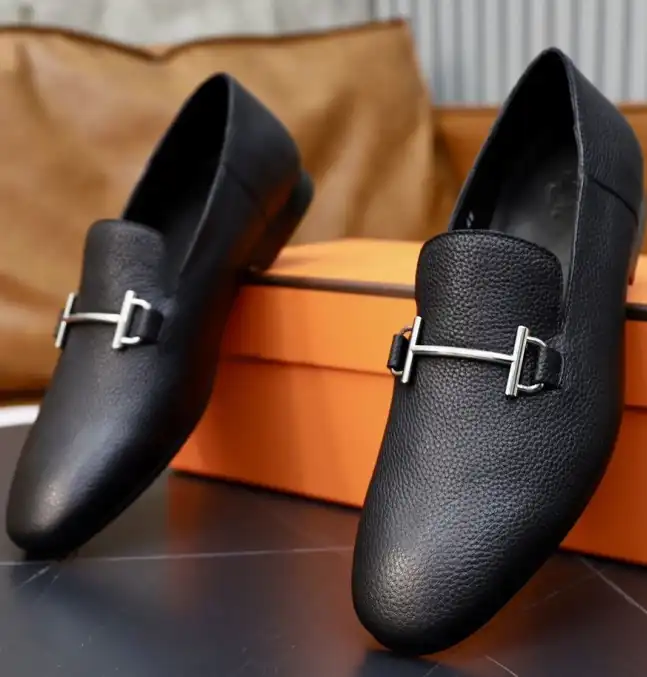 hype Hermes Leather Shoes