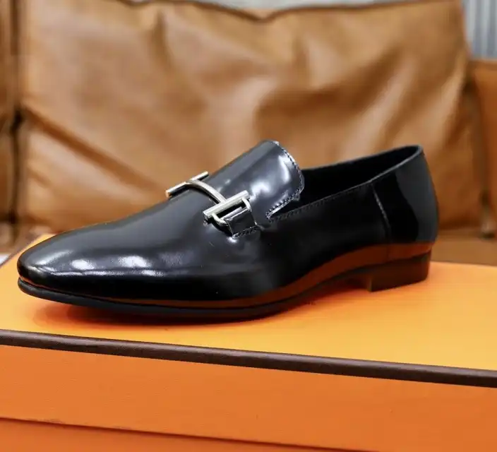 hype Hermes Leather Shoes