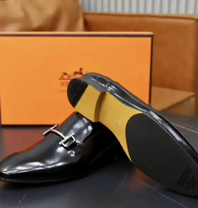 hype Hermes Leather Shoes