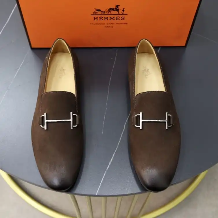 hype Hermes Leather Shoes