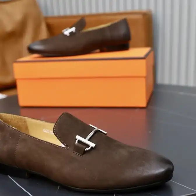 hype Hermes Leather Shoes