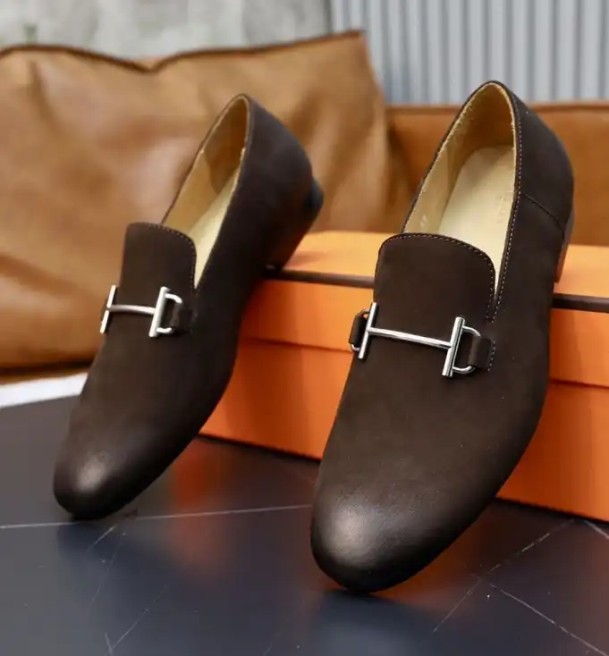 hype Hermes Leather Shoes