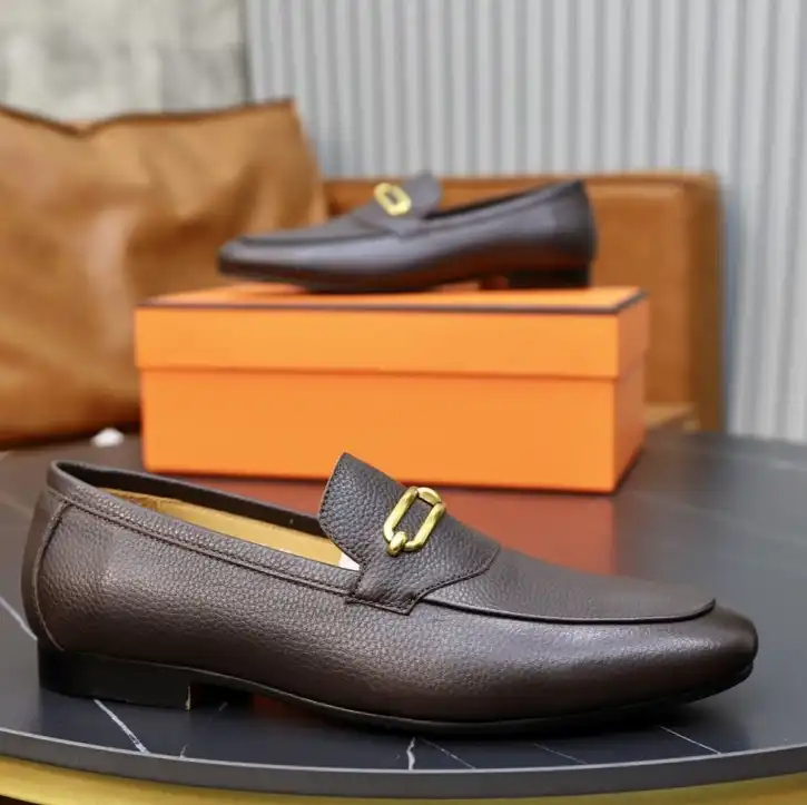 hype Hermes Leather Shoes