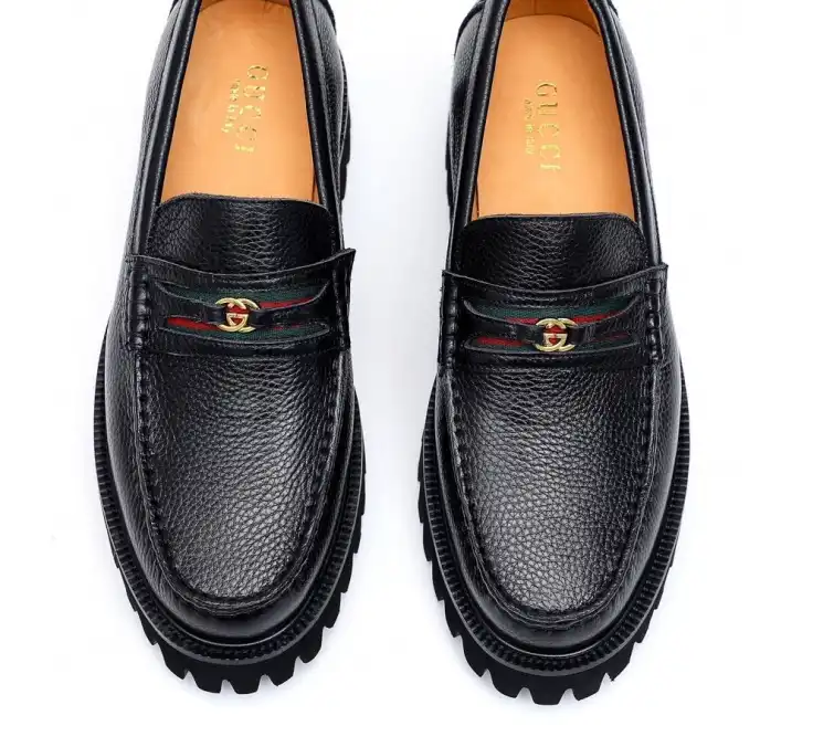 hype Gucci Leather Shoes