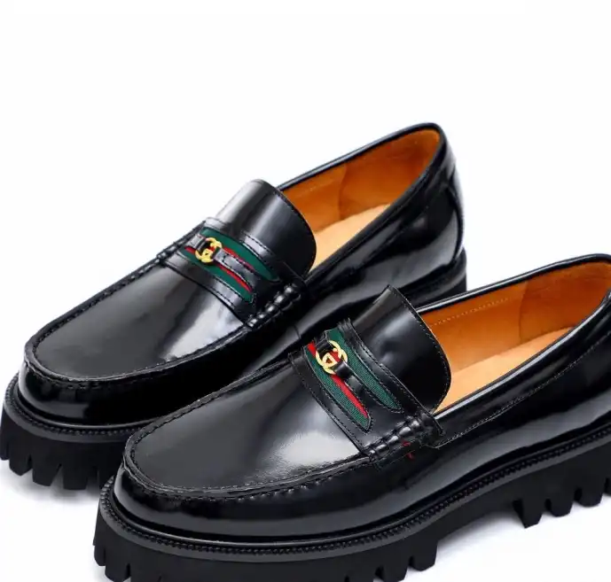 hype Gucci Leather Shoes