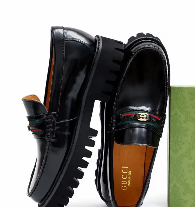 hype Gucci Leather Shoes