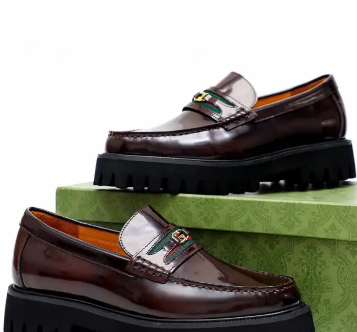 hype Gucci Leather Shoes