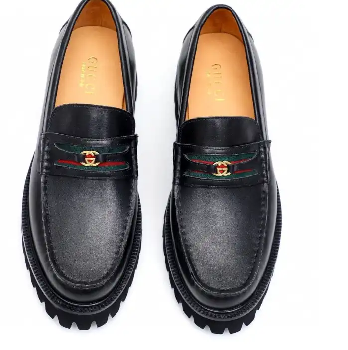 hype Gucci Leather Shoes