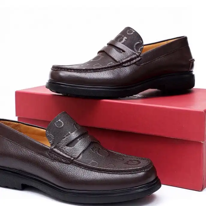 hype Ferragamo Leather Shoes