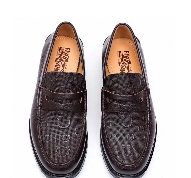 hype Ferragamo Leather Shoes