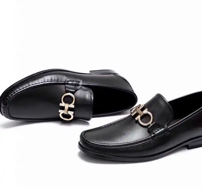 hype Ferragamo Leather Shoes