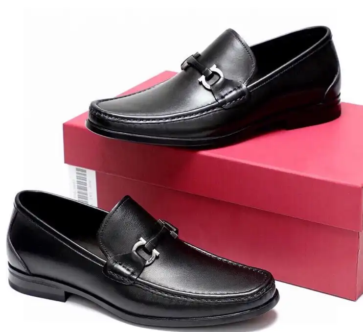 hype Ferragamo Leather Shoes