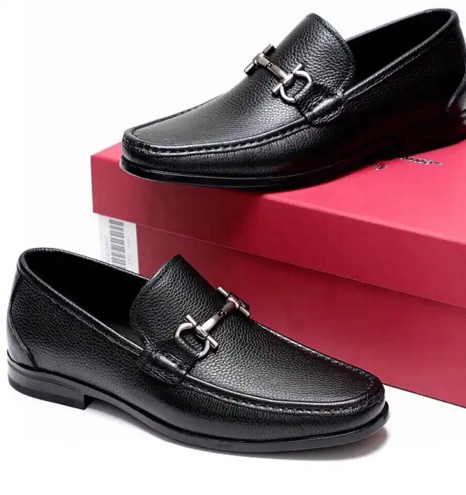 hype Ferragamo Leather Shoes