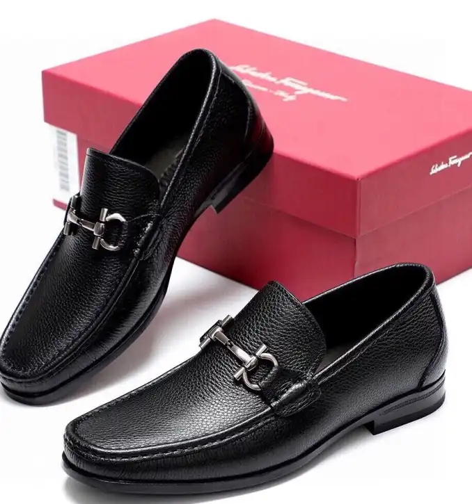 hype Ferragamo Leather Shoes