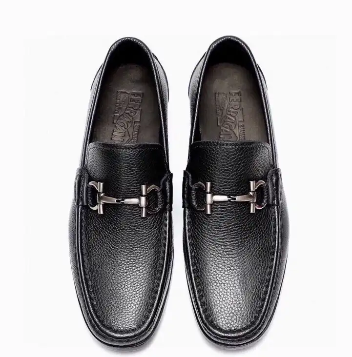 hype Ferragamo Leather Shoes