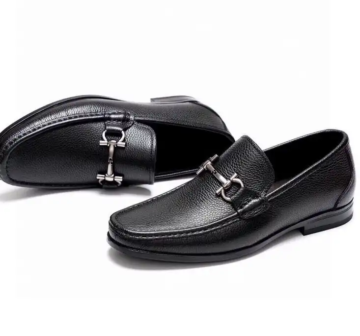 hype Ferragamo Leather Shoes