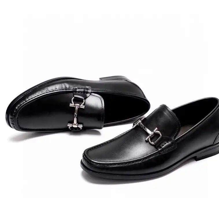 hype Ferragamo Leather Shoes