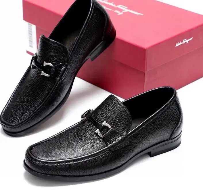 hype Ferragamo Leather Shoes