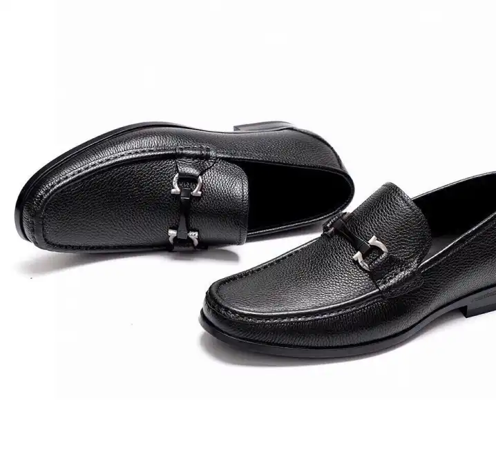 hype Ferragamo Leather Shoes