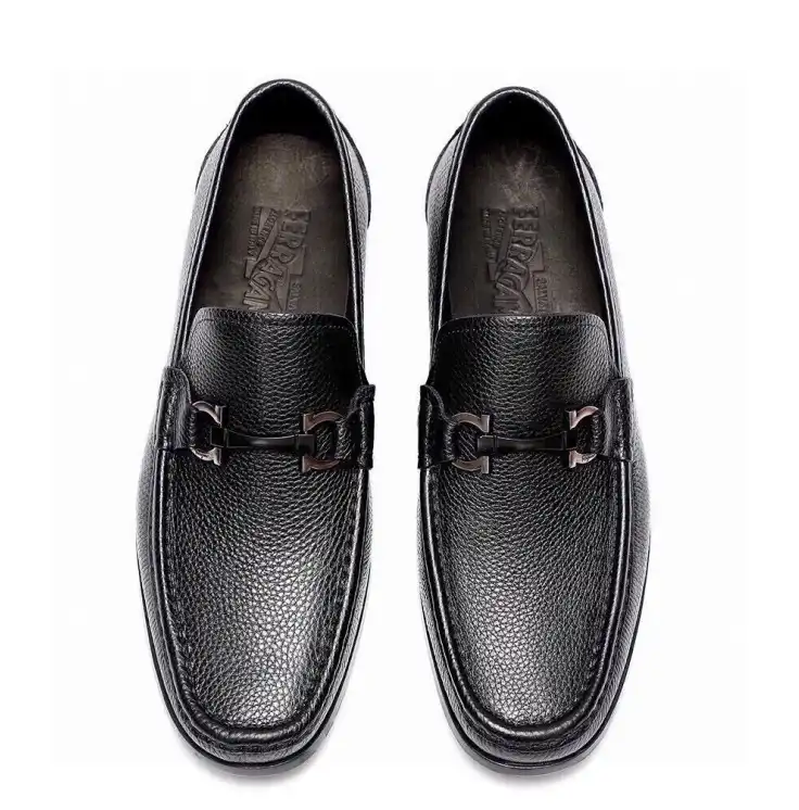 hype Ferragamo Leather Shoes