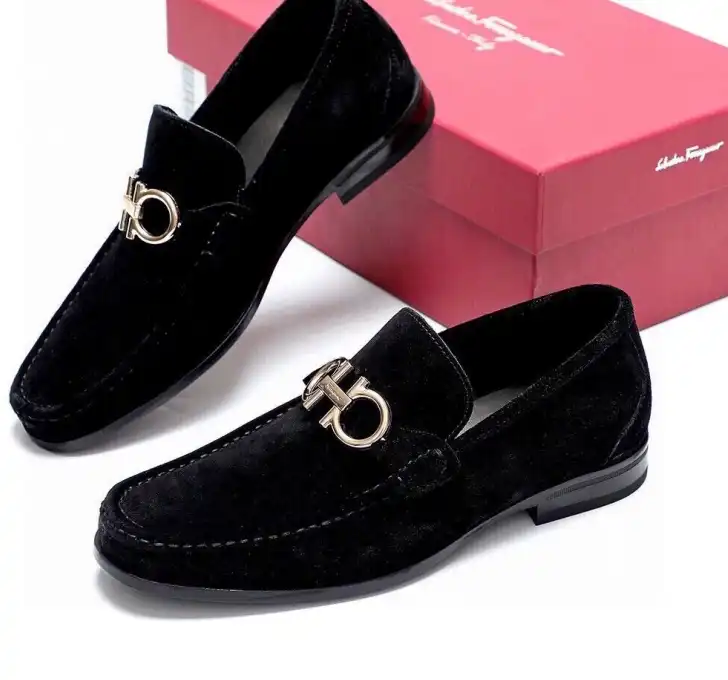 hype Ferragamo Leather Shoes