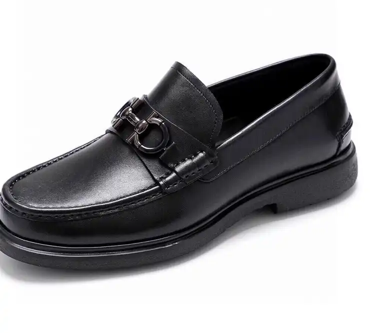 hype Ferragamo Leather Shoes