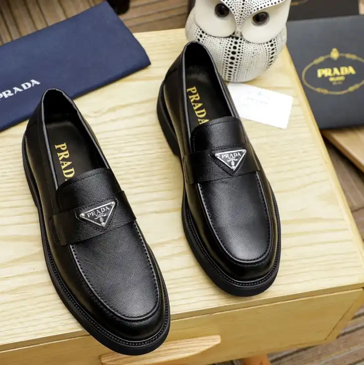 hype Prada Leather Shoes