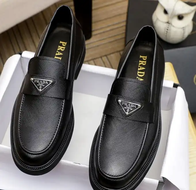 hype Prada Leather Shoes