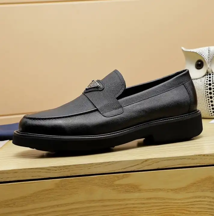 hype Prada Leather Shoes