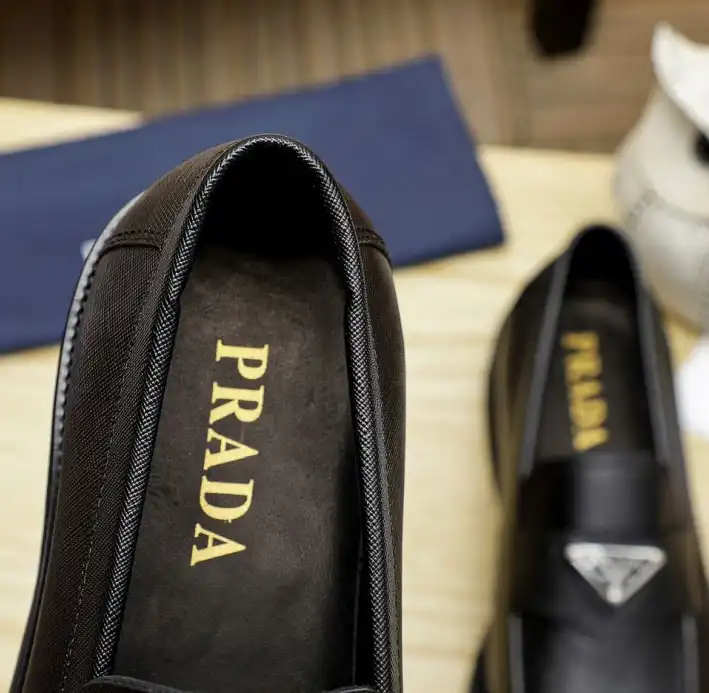 hype Prada Leather Shoes