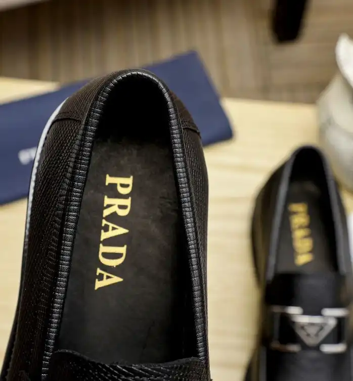 hype Prada Leather Shoes