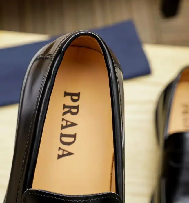 hype Prada Leather Shoes