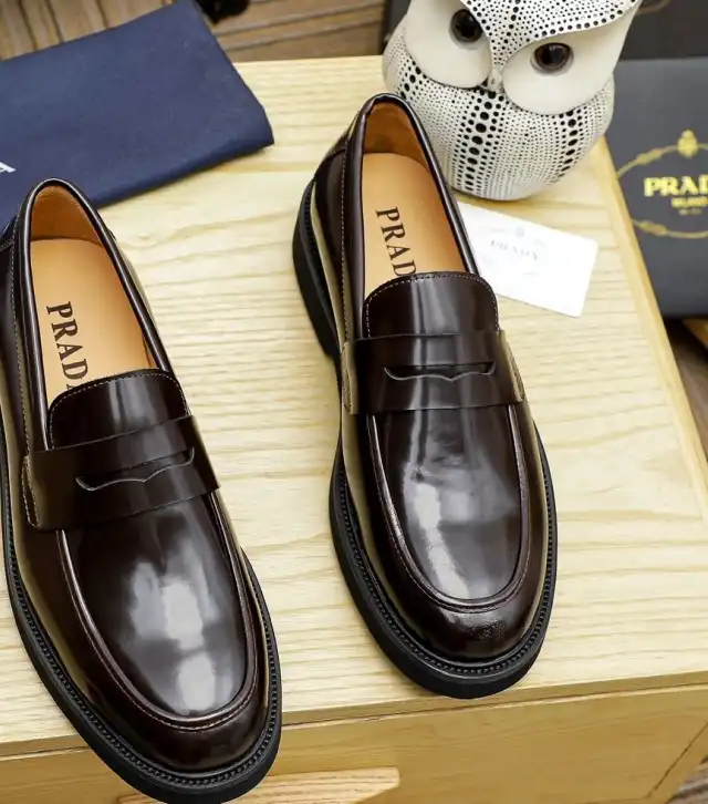 hype Prada Leather Shoes